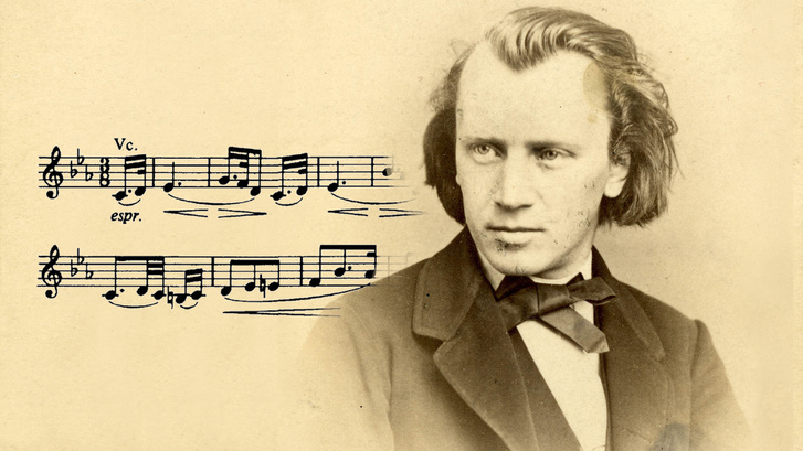 Brahms és a III. szimfónia 3. tételének kezdőütemei