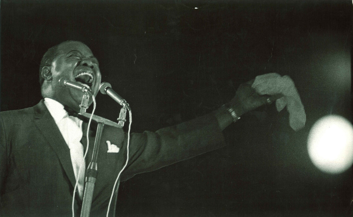 Louis Armstrong Budapesten, 1965.