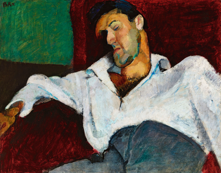 BERÉNY RÓBERT (1887-1953): Weiner Leó arcképe, 1911 Olaj, vászon, 63 x 79 cm