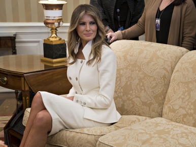 Melania Trump megint bebizonyította, hogy rosszul van a férjétől