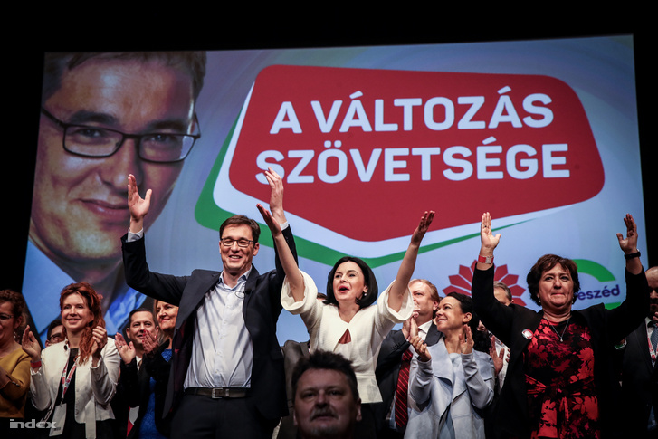 Karácsony Gergely (PM) és Kunhalmi Ágnes (MSZP) a szombati kampánynyitón
