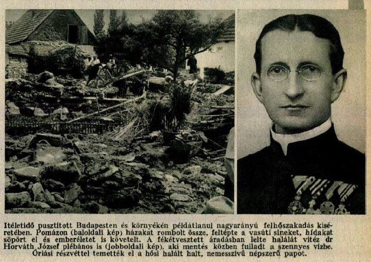 Az árvíz hősi halottja, Horváth József