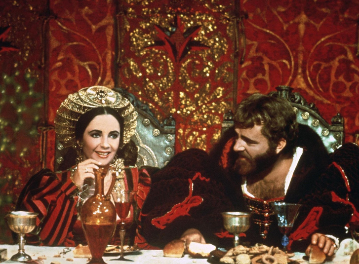 Elizaeth Taylor és Richard Burton A makrancos hölgy című filmben