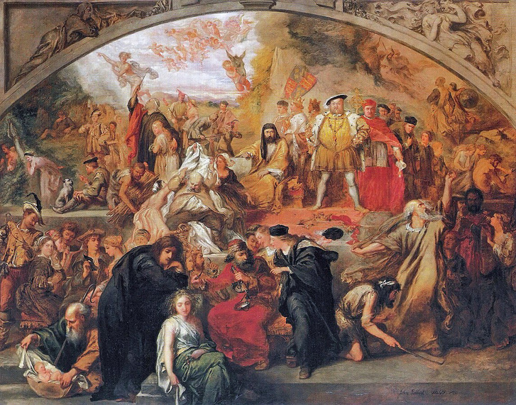 William Shakespeare darabjai Sir John Gilbert festményén, 1849