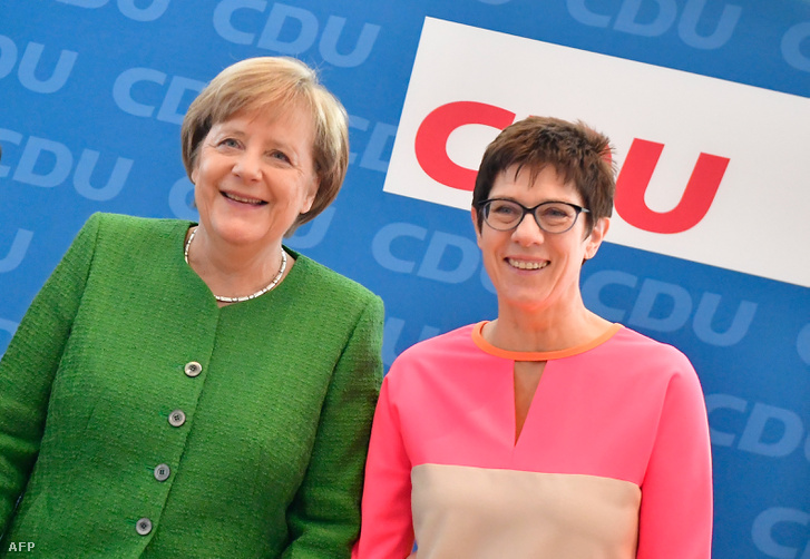 Angela Merkel és Annegret Kramp-Karrenbauer