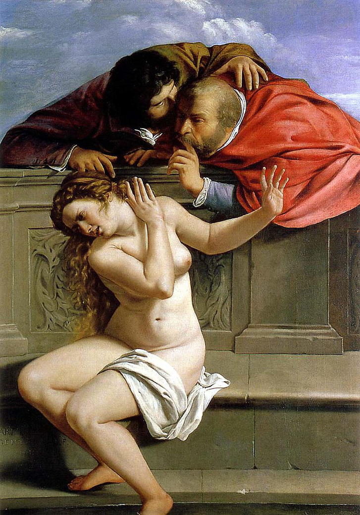 Artemisia Gentileschi: Zsuzsanna és a vének (1610)