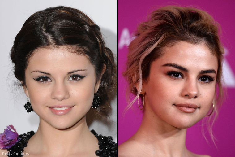 ...és 2007-ben Selena Gomez sem mondott nemet egy jó szemöldökszedésre a kozmetikusnál, vagy a barátnőkkel.