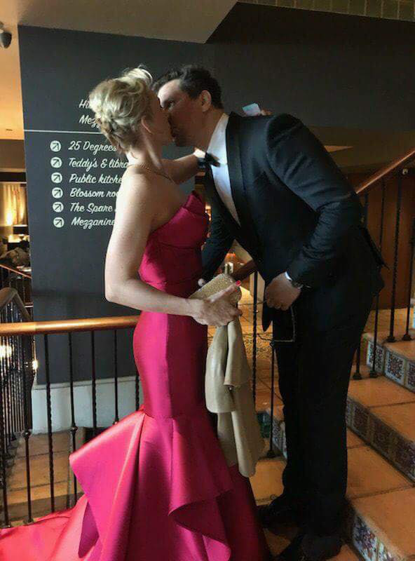 Borbély Alexandra és Nagy Ervin forró csókot váltottak, mielőtt elindultak volna együtt az Oscarra.