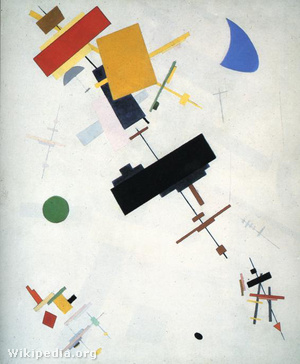 Kazimir Szeverinovics Malevics: Szuprematizmus (1915) (Képünk illusztráció)