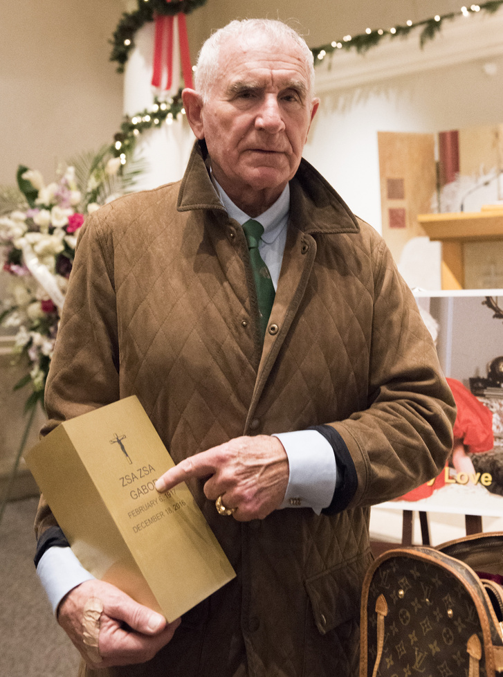 Frederic von Anhalt Gabor Zsazsa temetésén