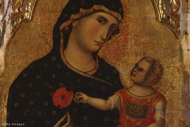 Paolo Veneziano (1333 k.): Madonna gyermekkel