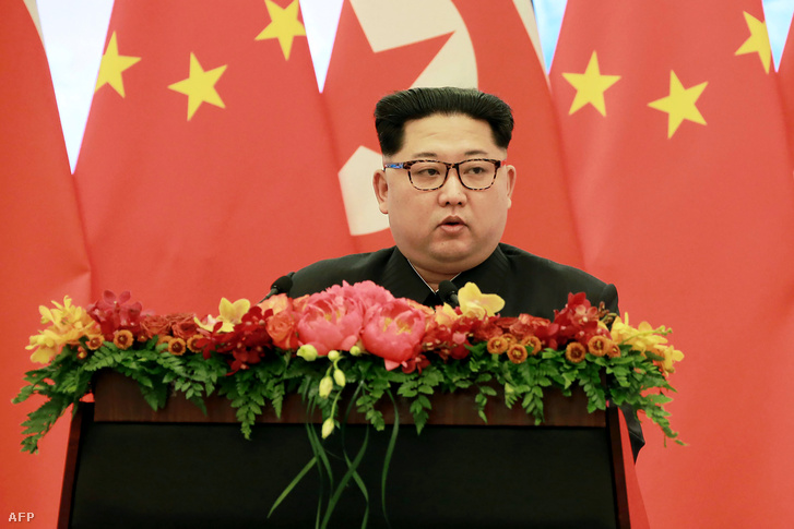 Kim Dzsongun Kínában 2018 március 28-án