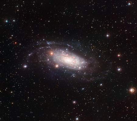 Az NGC 3261 spirálgalaxis az ESO távcsövének felvételén.