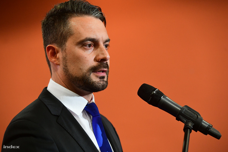 Vona Gábor a Jobbik választási eredményváró rendezvényén 2018 április 8-án