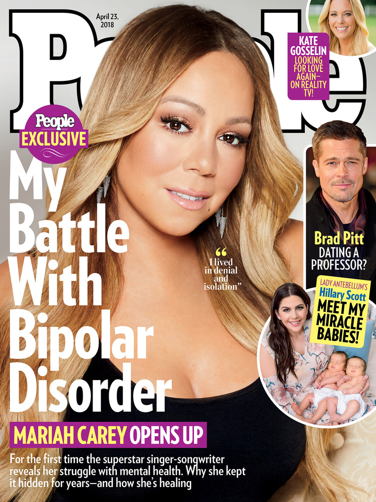 Mariah Carey a People magazin címlapján.
