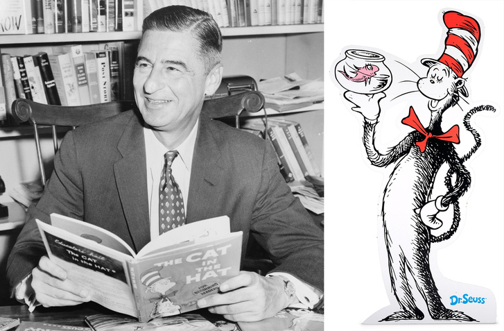 Dr. Seuss és híres karaktere, a Kalapos macska