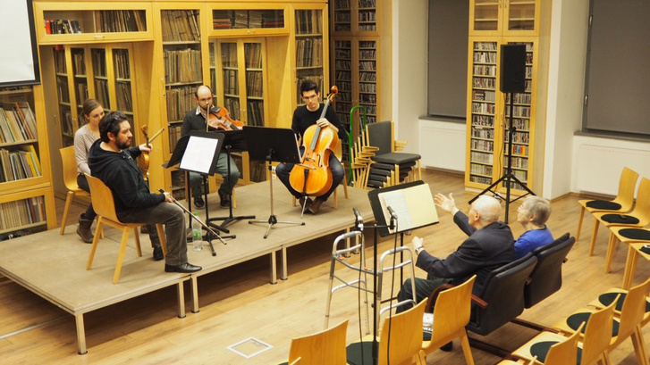 A Kurtág házaspár és a Classicus Quartet
