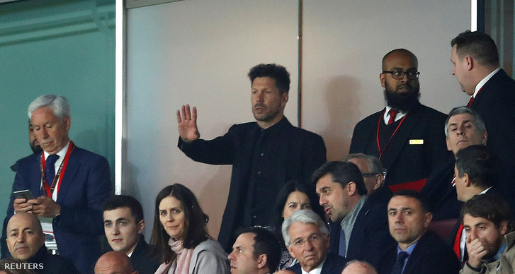 Simeone a VIP-ből is irányított, otthon is ezt kell majd tennie