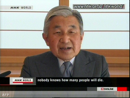 Akihito császár tv-beszéde a japán néphez