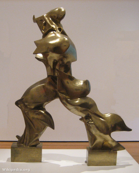Umberto Boccioni - A térbeli folytonosság egyesített formái