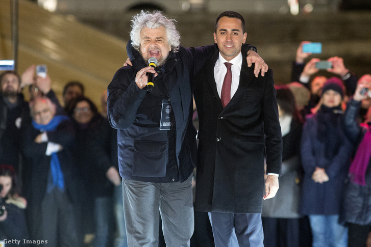 Beppe Grillo és Luigi Di Maio