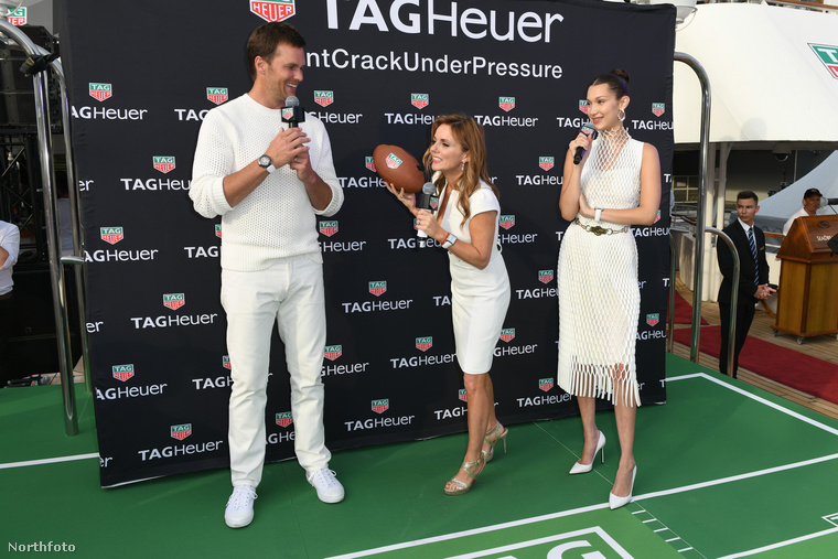 Szóval ott volt a szintén Tag Heuer karórát viselő Tom Brady, a New England Patriots amerikaifoci-csapat irányítója.