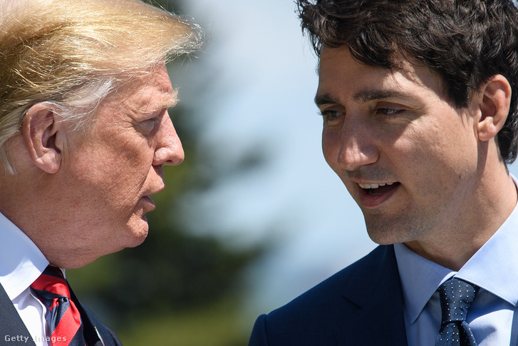 Trump és Trudeau a G7 csúcstalálkozón