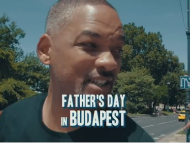 Will Smith Budapesten készített apák napi videója elég menő