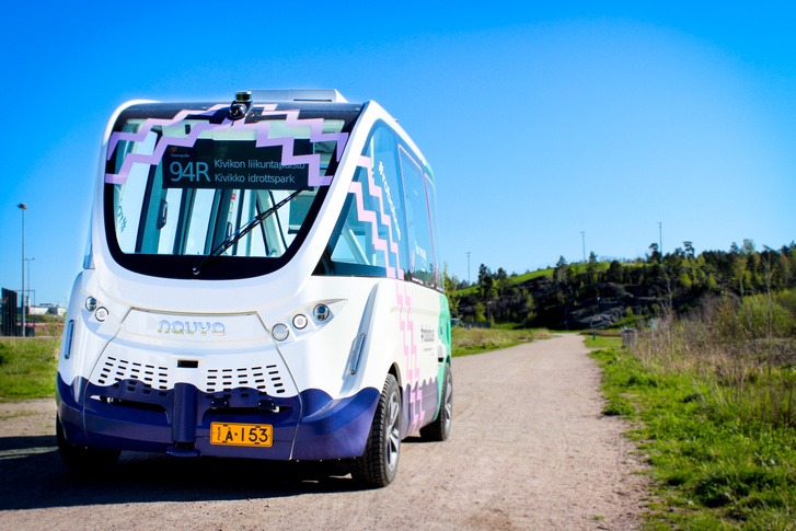 A finn robotbusz - Forrás: RoboBusLine Helsinki