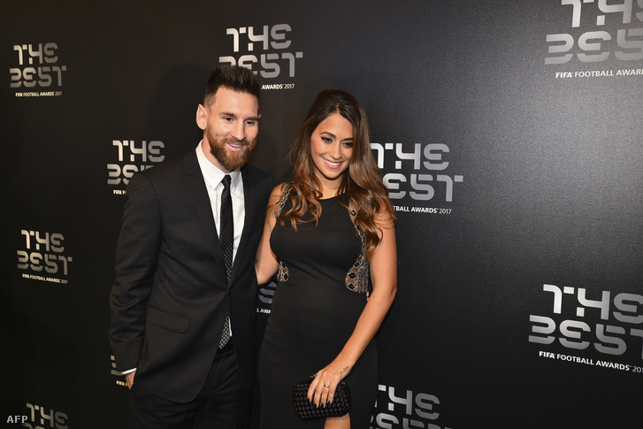 Messi és felesége