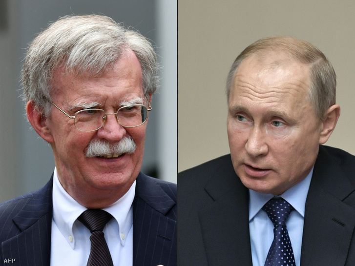 John Bolton és Vlagyimir Putyin