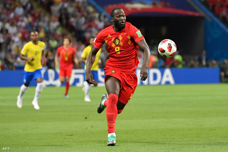 Romelu Lukaku a Brazíila elleni mérkőzésen