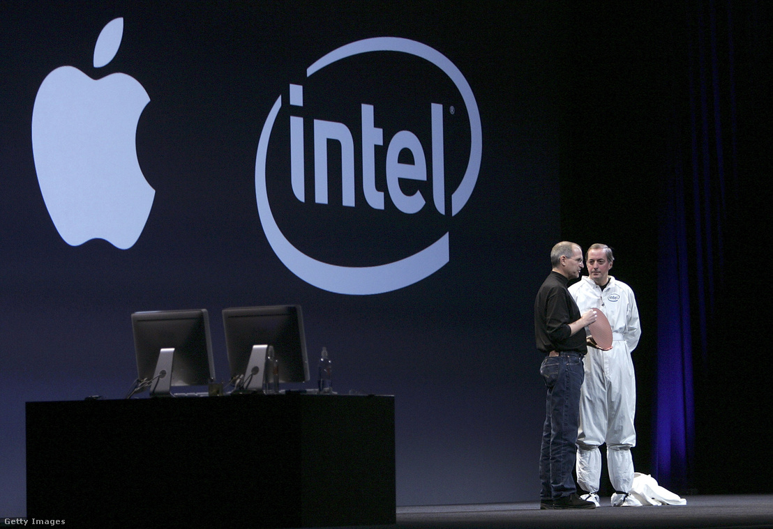 Steve Jobs és Paul Otellini (2006)