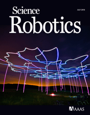 A Science Robotics júliusi online címlapja