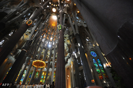 A Sagrada Familia belseje