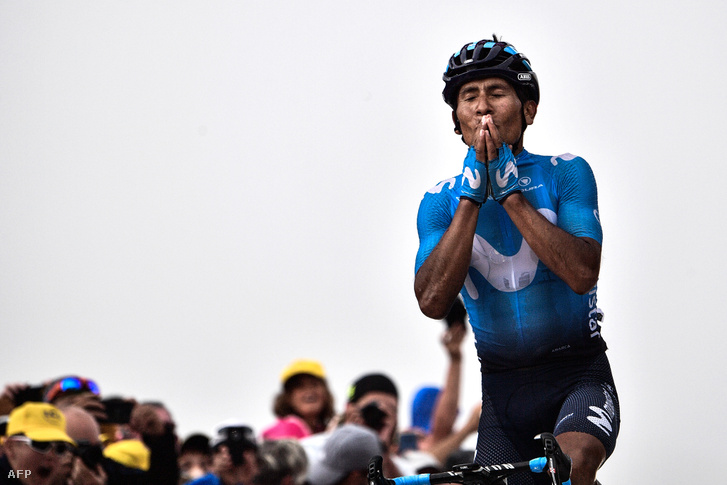 Nairo Quintana a célban