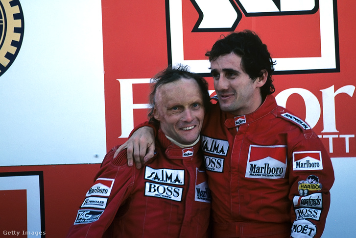 Niki Lauda és Alain Prost 1984-ben