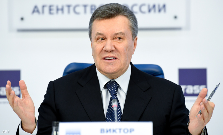 Viktor Janukovics sajtótájékoztatót tart Moszkvában 2018. március 2.