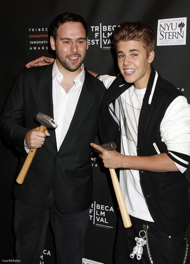 Scooter Braun és Justin Bieber