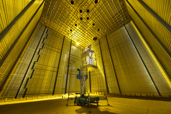 A DUNE detektor földalatti kamrája