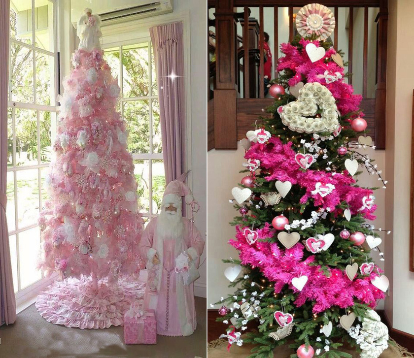 A rózsaszín Mikuláshoz és a fodros karácsonyfatalphoz képest szinte semmi a Valentin-napra való karácsonyfa.