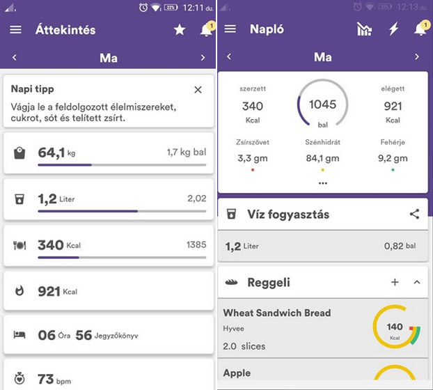 12 Legjobb kalóriaszámláló alkalmazás Android és iPhone számára