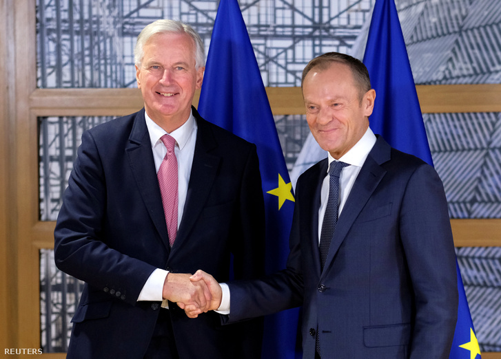 Michel Barnier és Donald Tusk