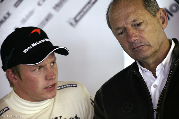 Kimi Raikkonen és Ron Dennis (2004)
