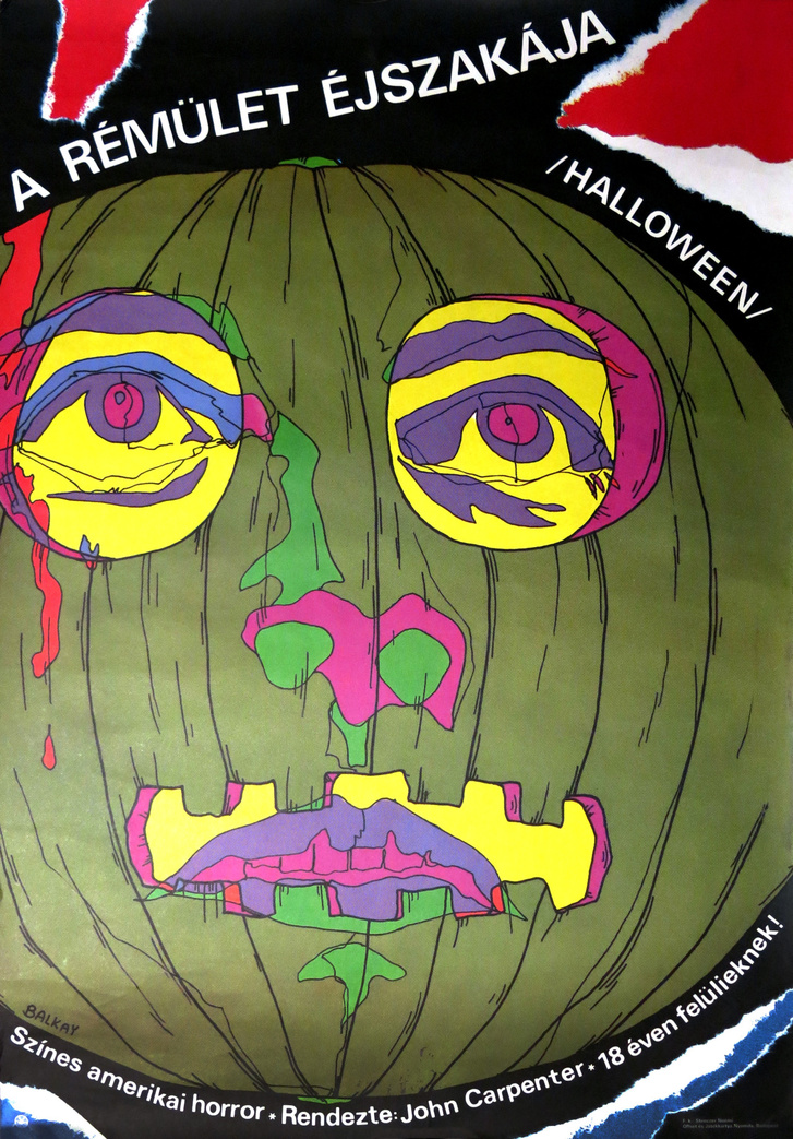 A Halloween magyar filmplakátja