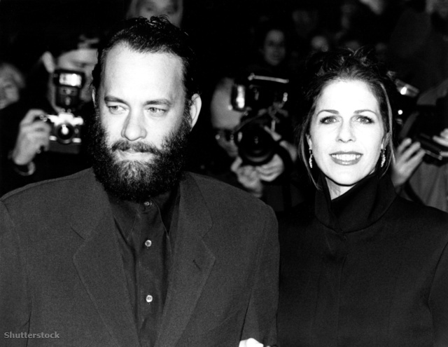 Tom Hanks és Rita Wilson a Halálsoron premierjén, 1999-ben