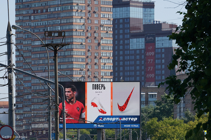 Nike hirdetés Moszkvában