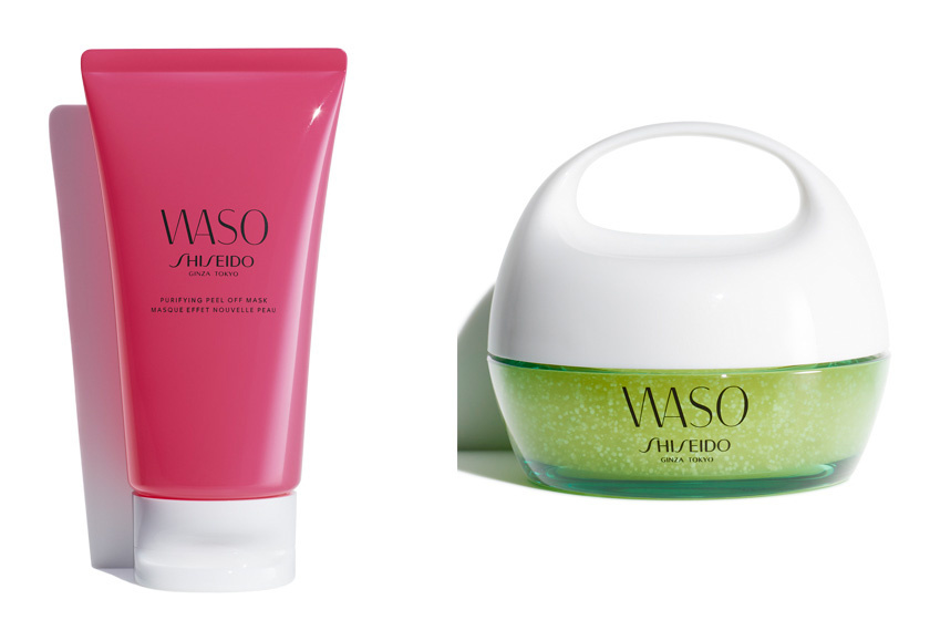 A Shiseido WASO Purifying Peel Off Mask nevű lehúzható maszk mélytisztító hatású, eltávolítja az elhalt hámsejteket, kitisztítja és összehúzza pórusokat, simává varázsolja a bőrt. Az AWASO Beauty Sleeping Mask pedig reggelre láthatóan frissé, üdévé teszi az arcot. (12 600 Ft, 16 200 Ft.)