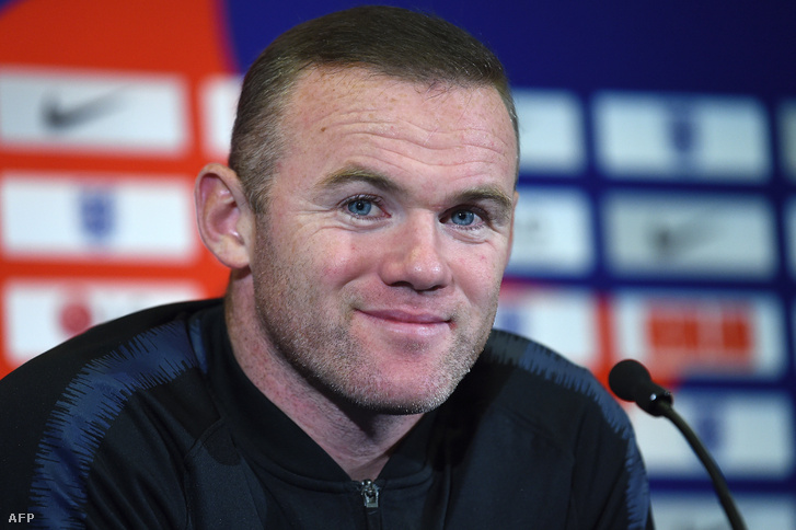 Wayne Rooney búcsúmeccse előtti sajtótájékoztatóján