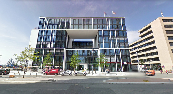 Az épület, ahol az MNB hamburgi képviseleti irodája található